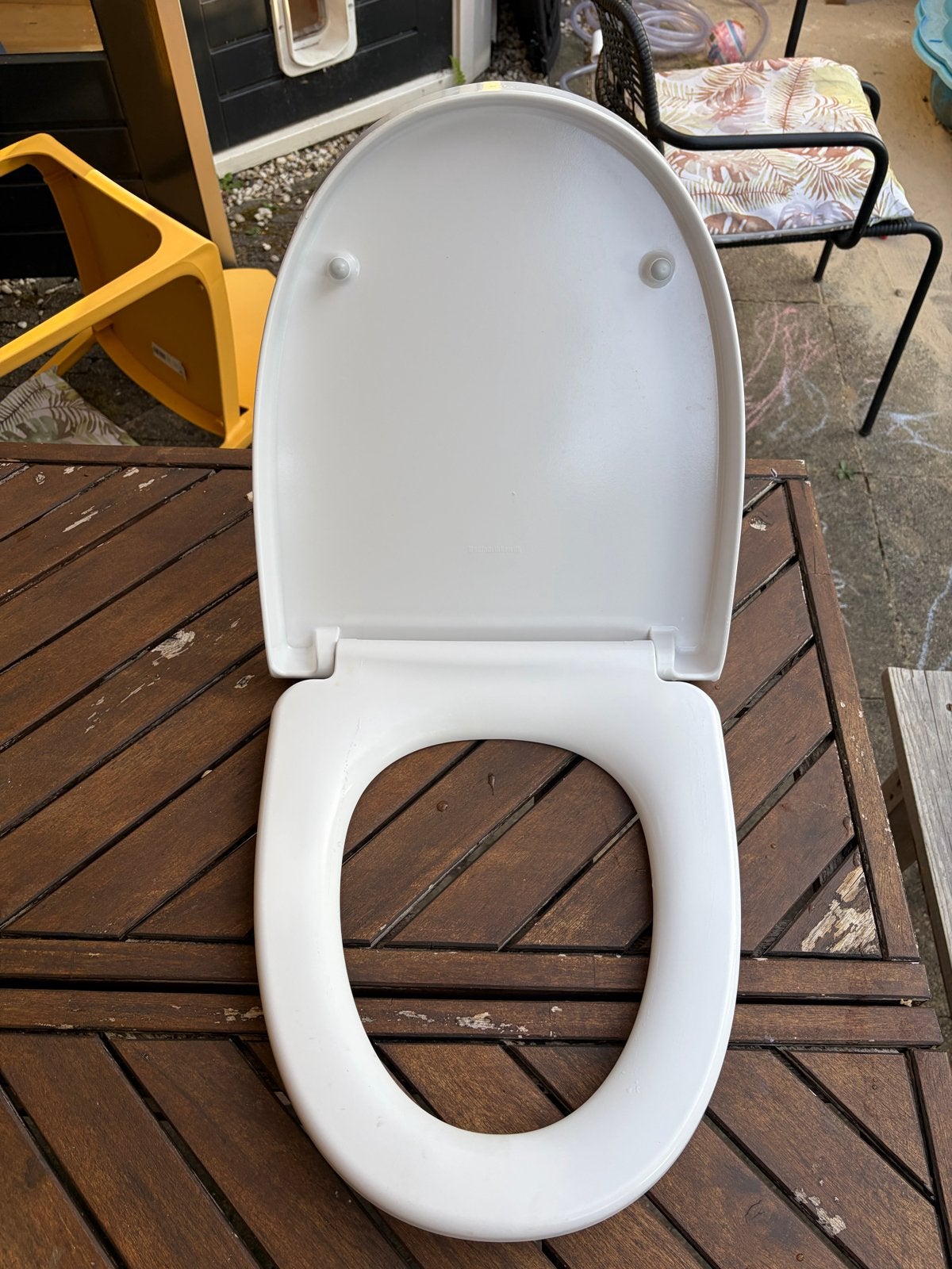 Witte WC bril met soft close - Zo goed als nieuw, Ophalen of Verzenden, Zo goed als nieuw, Toilet