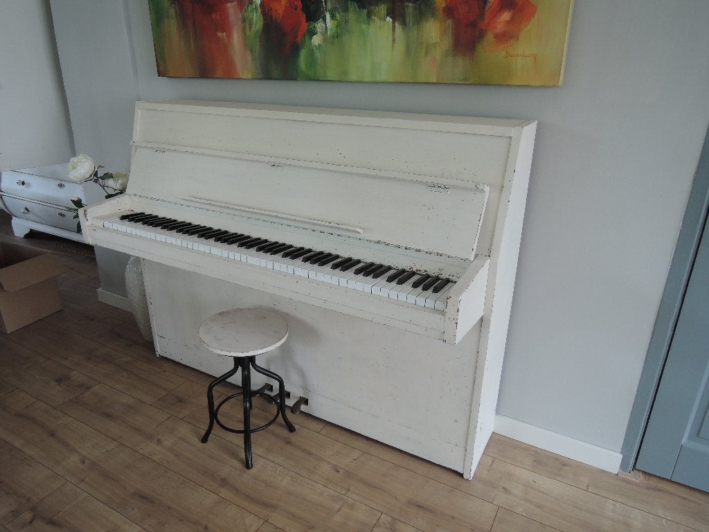 Rippen Piano, Ophalen, Gebruikt, Wit, Piano