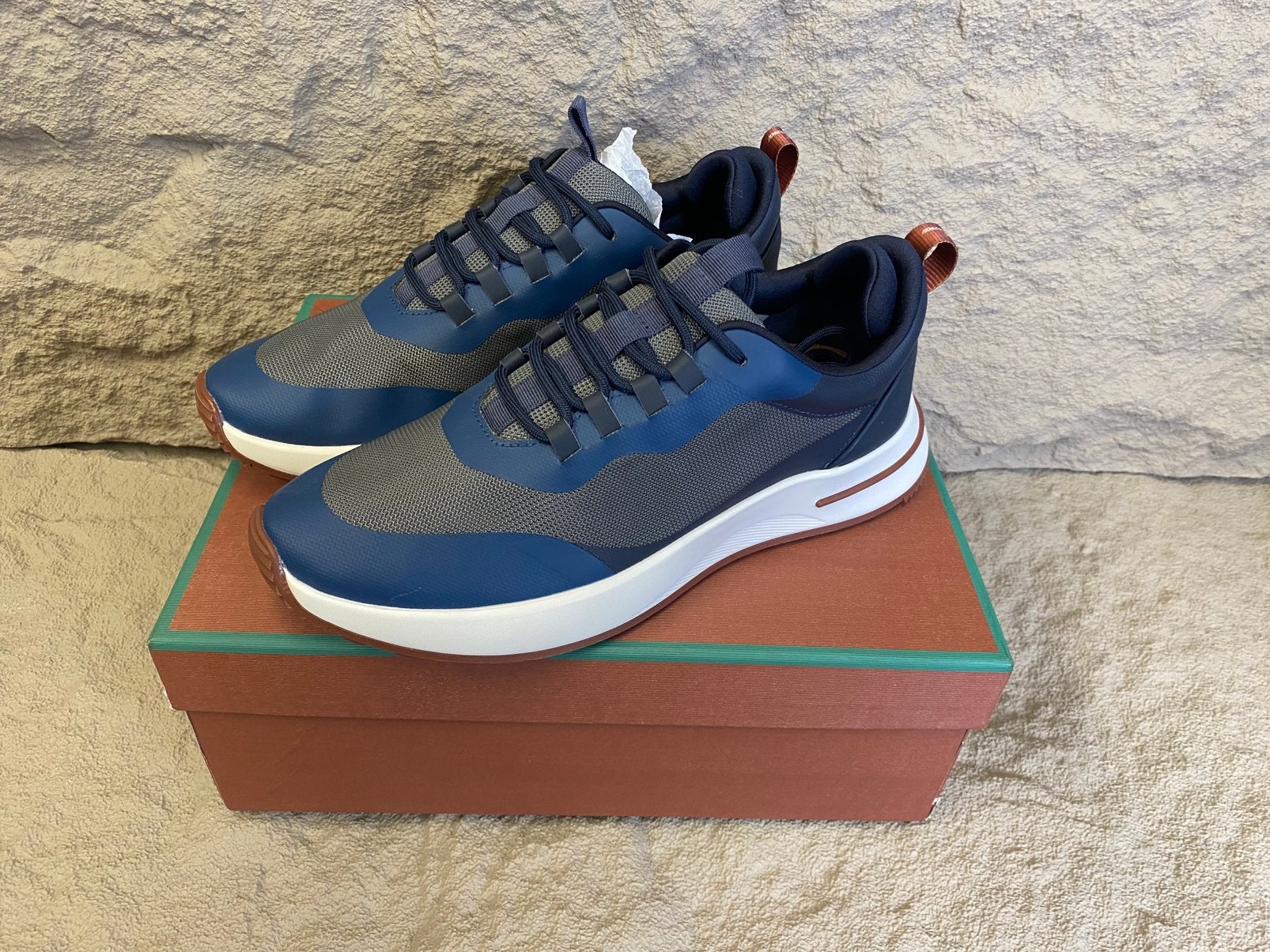 Loro Piana Week End Walk - Blauw Leer - Diverse Kleuren, Kleding | Heren, Ophalen of Verzenden, Blauw, Sneakers of Gympen