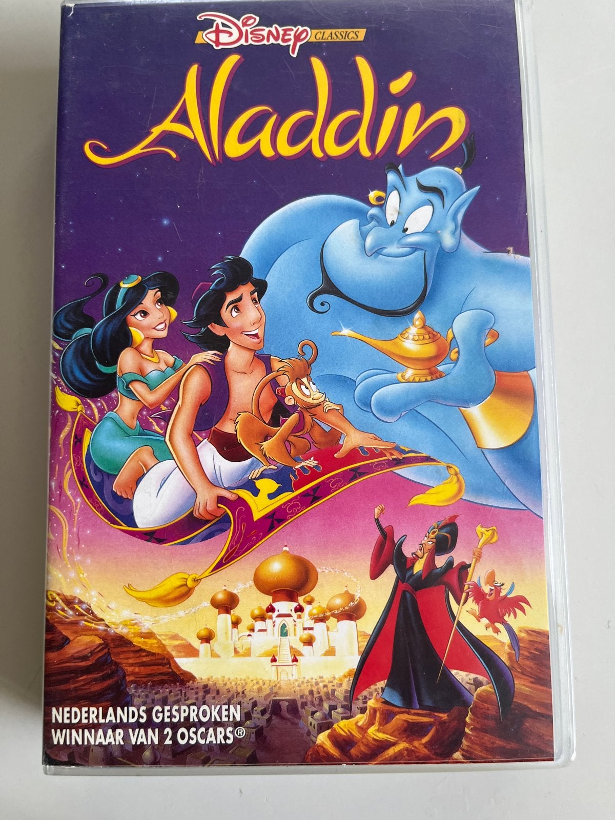 Disney Classics: Aladdin (VHS) - Nederlands Gesproken, Gebruikt, Alle leeftijden, Kinderfilm, VHS