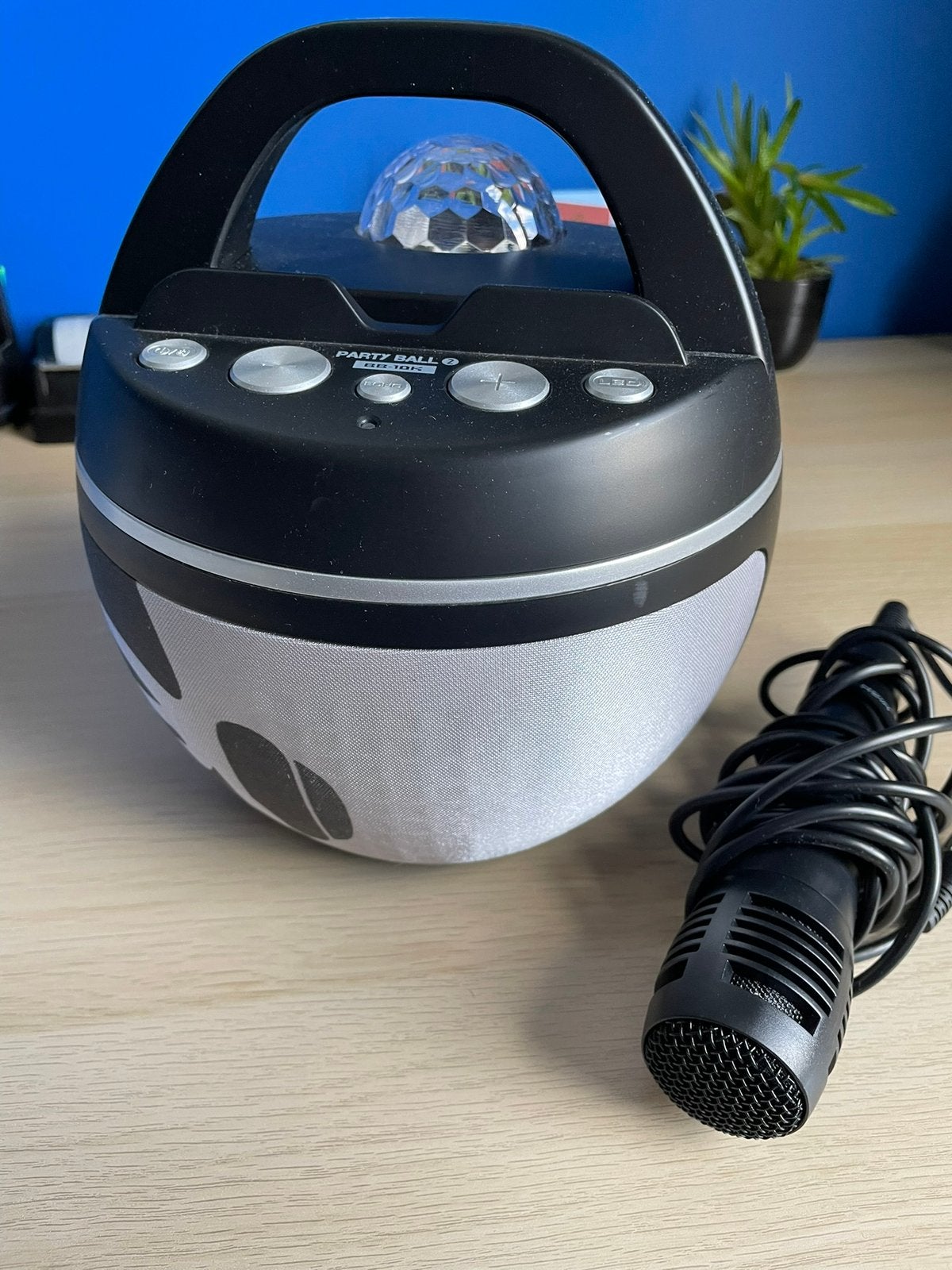 iDance Party Ball met speaker, discolicht en microfoon, Ophalen, Gebruikt