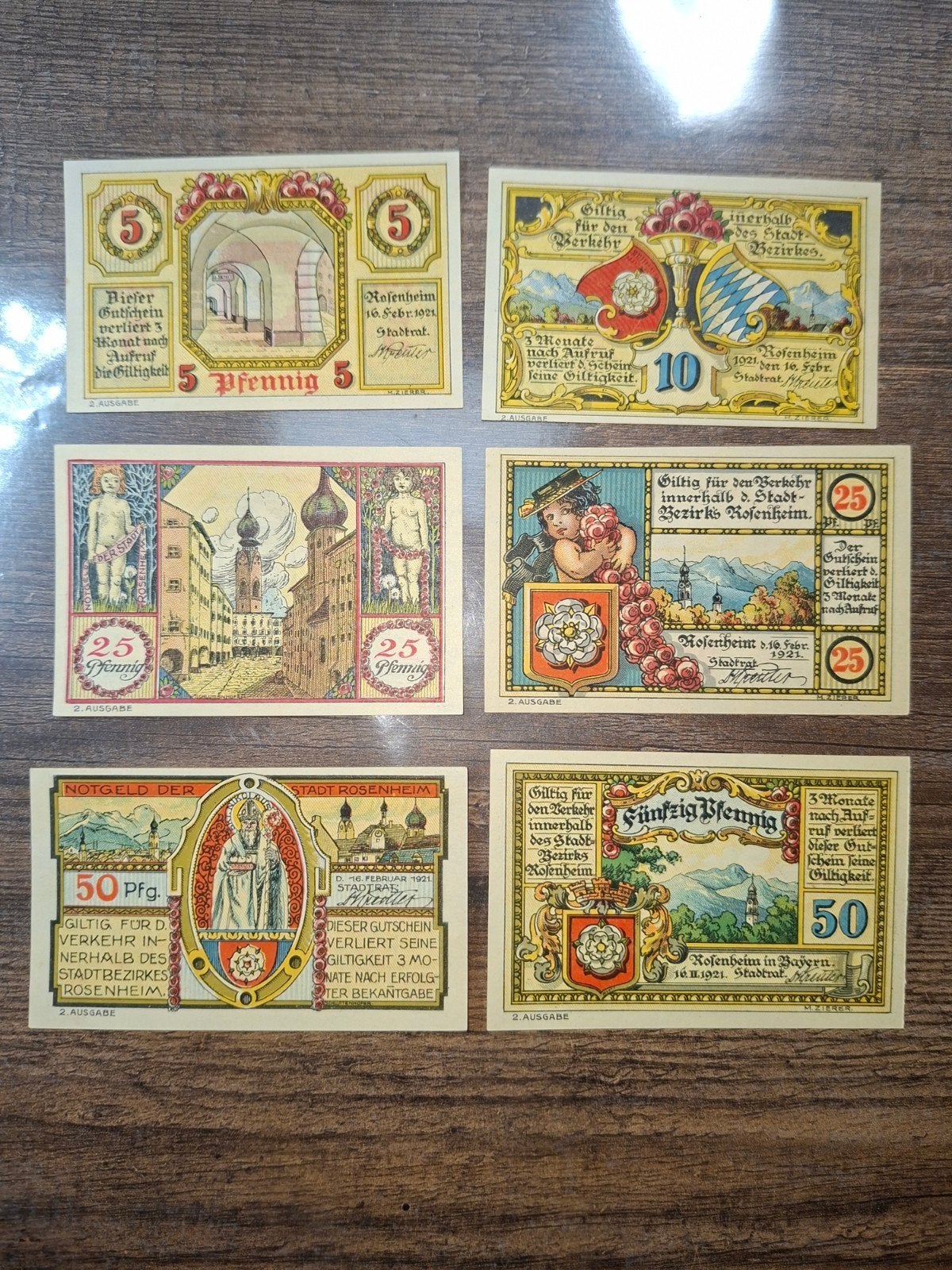 Duits Notgeld Rosenheim Noodgeld, Ophalen of Verzenden, Duitsland