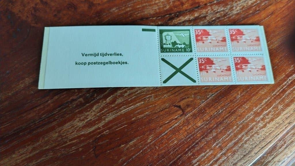 Postzegelboekje Suriname, Ophalen of Verzenden, Postfris