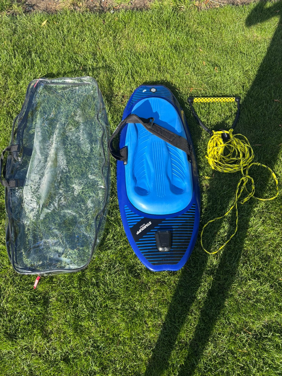 Kneeboard met touw en opbergtas, Watersport en Boten, Ophalen, Zo goed als nieuw, Board