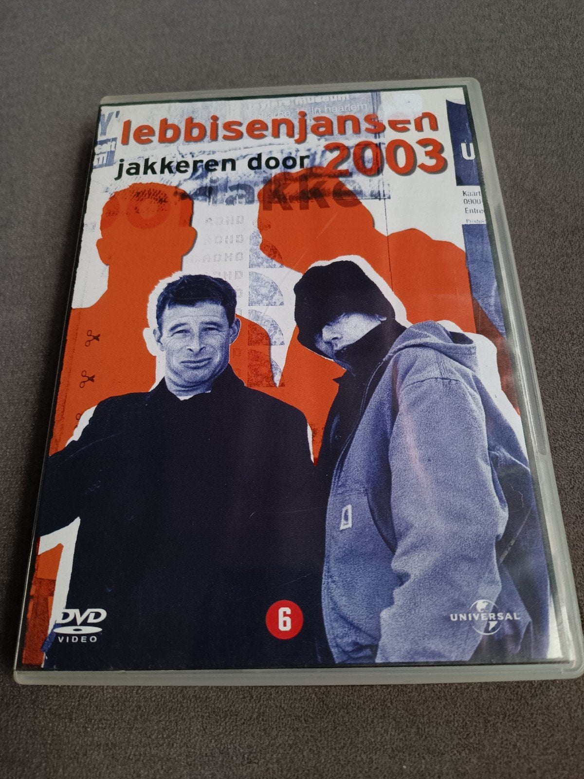 Lebbis en Jansen jakkeren door - dvd, Cd's en Dvd's, Alle leeftijden, Ophalen of Verzenden, Zo goed als nieuw, Stand-up of Theatershow
