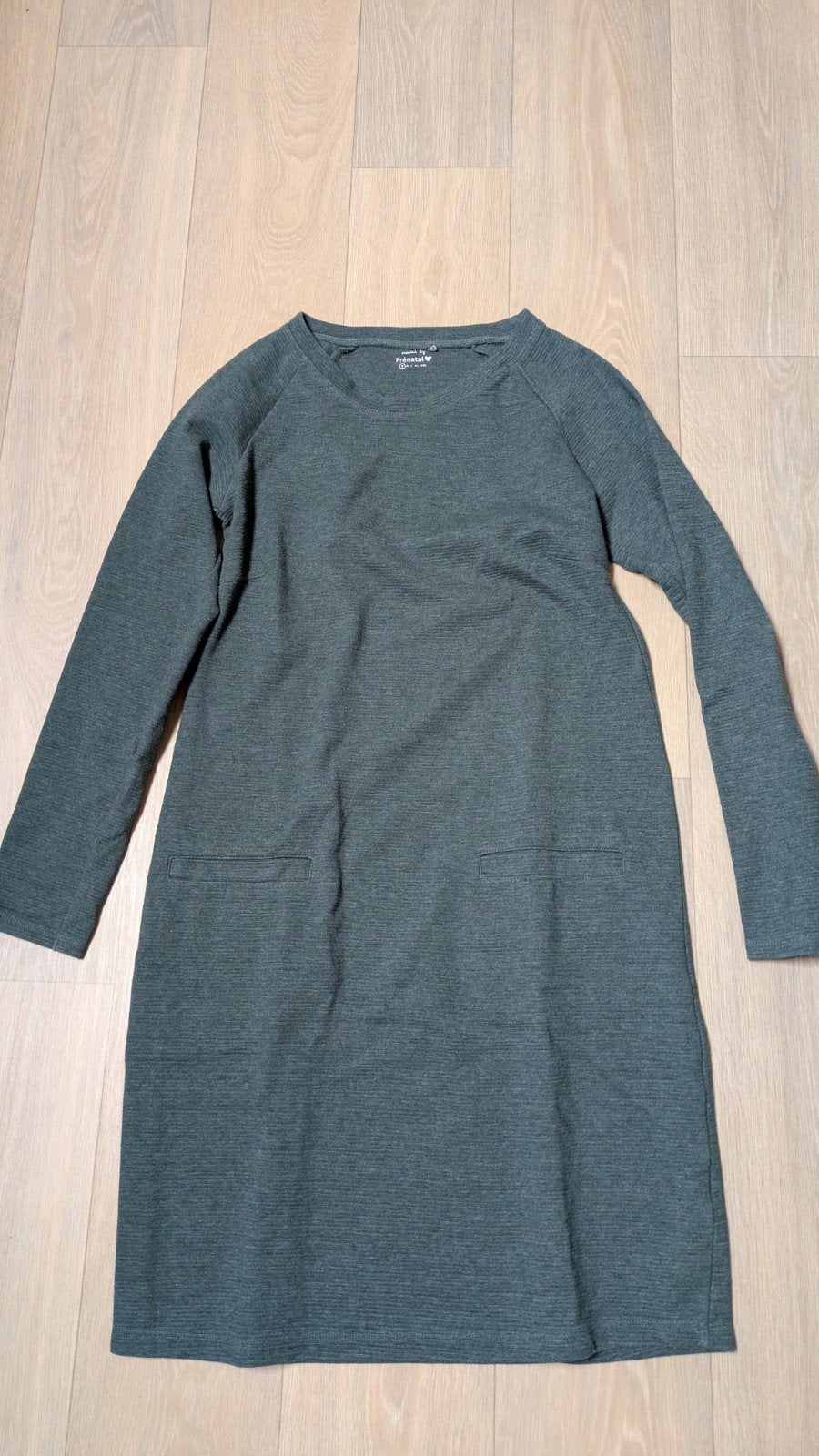 Zwangerschap jurk maat S, Kleding | Dames, Positiekleding, Jurk, Ophalen of Verzenden, Gedragen, Groen