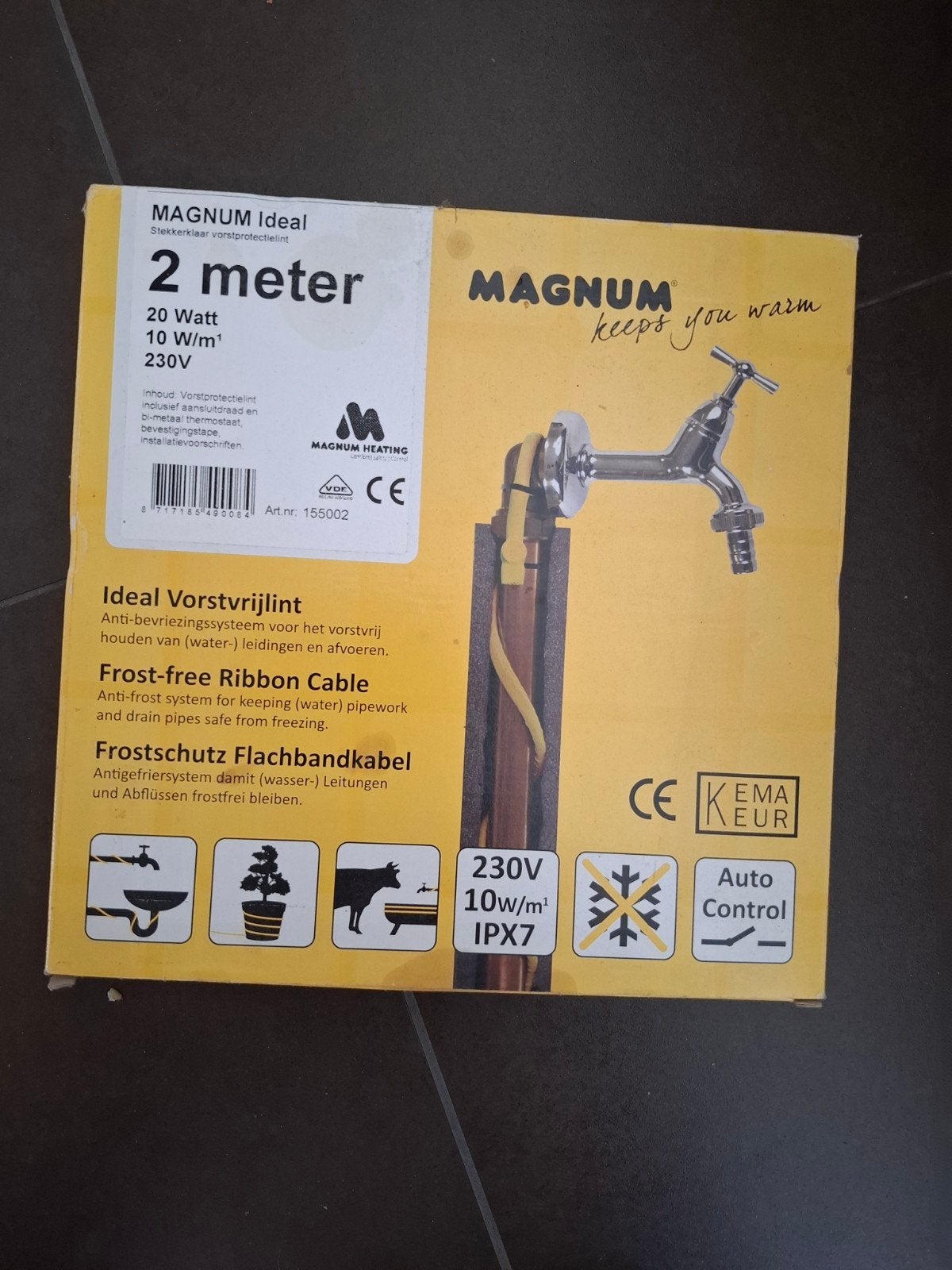 2x 2 meter Magnum vorstvrijlint, zo goed als nieuw, Ophalen, Overige materialen, Overige typen, Zo goed als nieuw