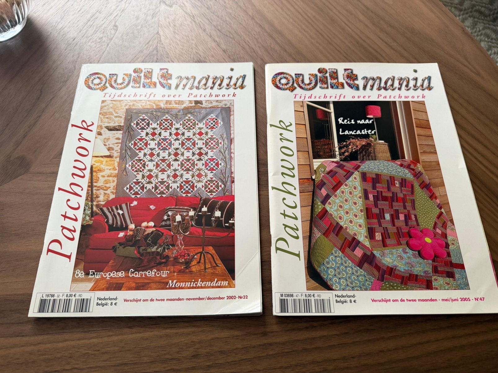 Quiltmania - nummer 32 en 47, Ophalen of Verzenden, Zo goed als nieuw, Overige onderwerpen