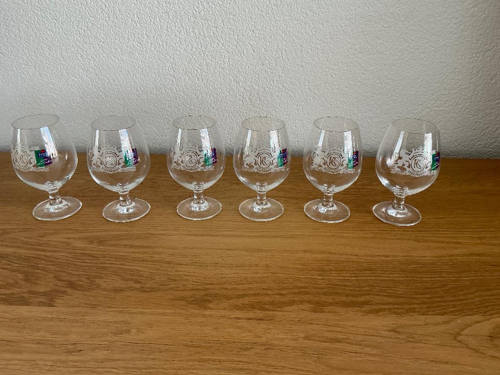 Royal Club ice drinks glazen 6 stuks, Verzamelen, Glas en Borrelglaasjes, Ophalen of Verzenden, Zo goed als nieuw, Frisdrankglas
