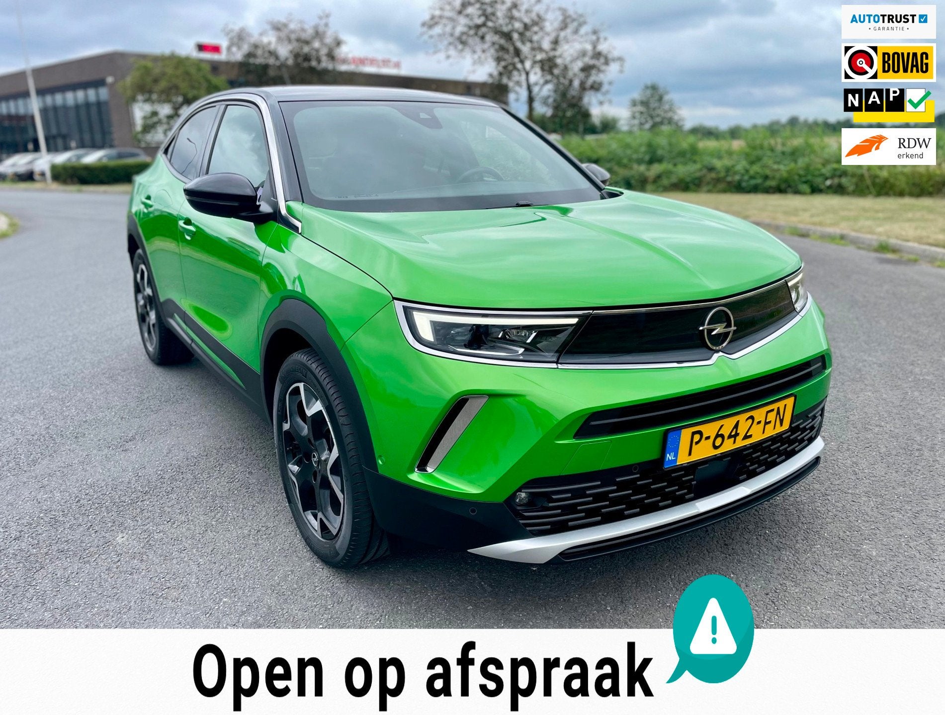 Opel Mokka 1.2 Ultimate, Acc, Two-tone, Cam, Stoel-/stuurver, Auto's, Opel, Voorwielaandrijving, Dealer onderhouden, 101 pk, Gebruikt