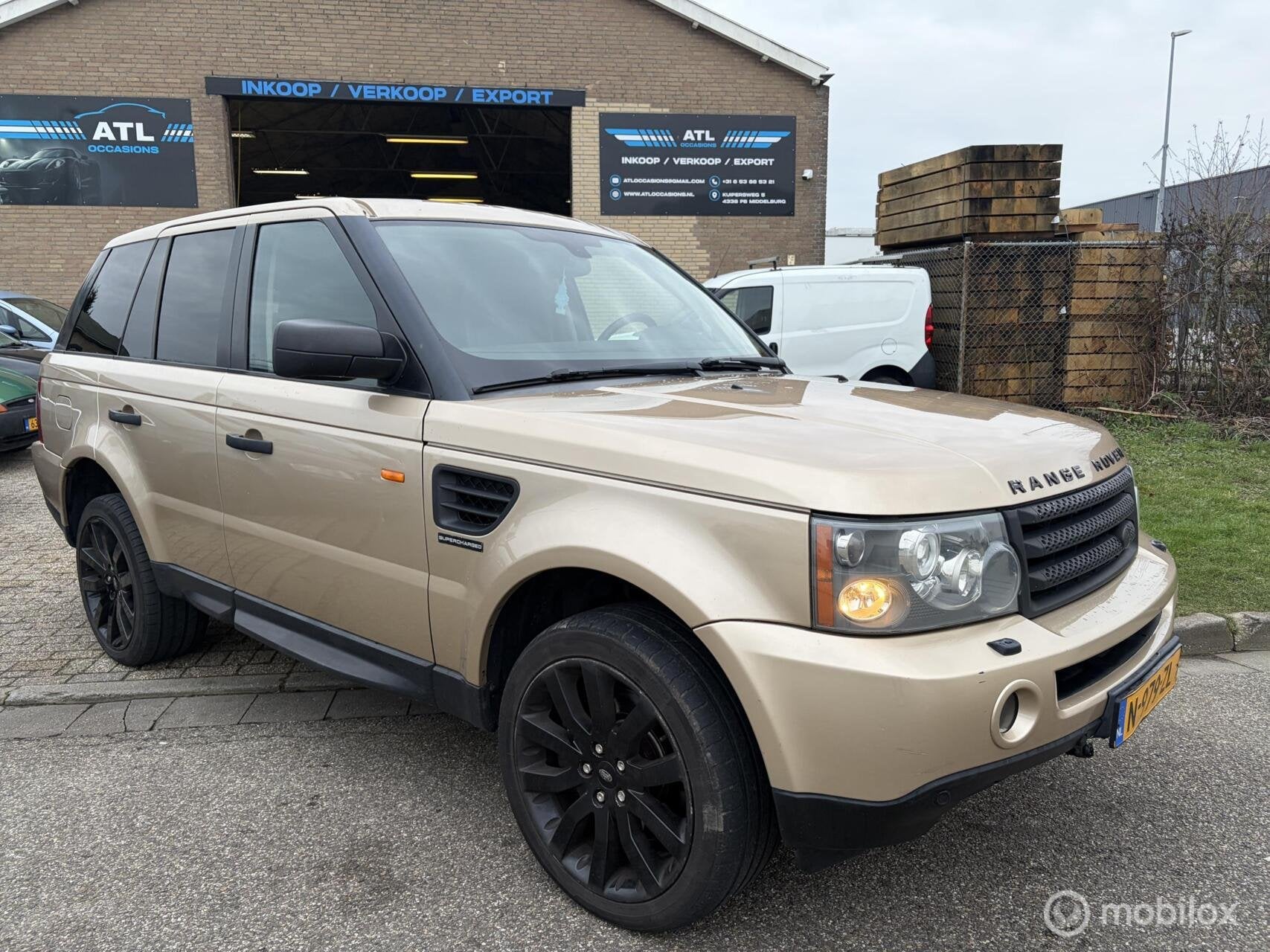 Range Rover Sport 4.2 V8 Supercharged VOL! DEALER, Apk 2027, Auto's, Land Rover, Automaat, 4197 cc, Gebruikt, 8 cilinders