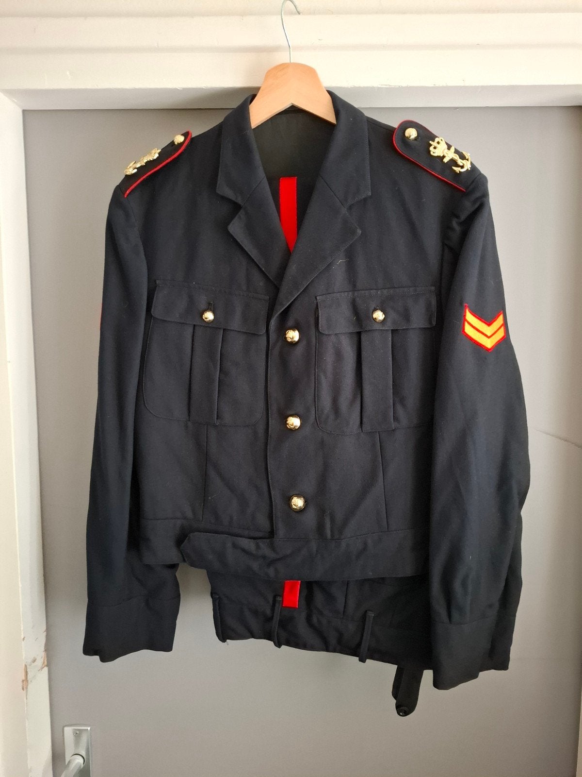 Korps Mariniers Tenue - Uniform 1971, Ophalen of Verzenden, Marine, Nederland, Kleding of Schoenen