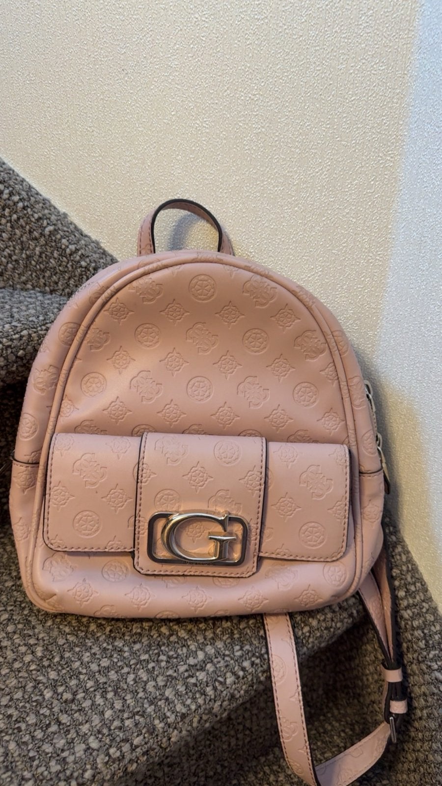 Guess rugzakje roze met G-logo, Overige merken, Minder dan 30 cm, Verzenden, Minder dan 25 cm