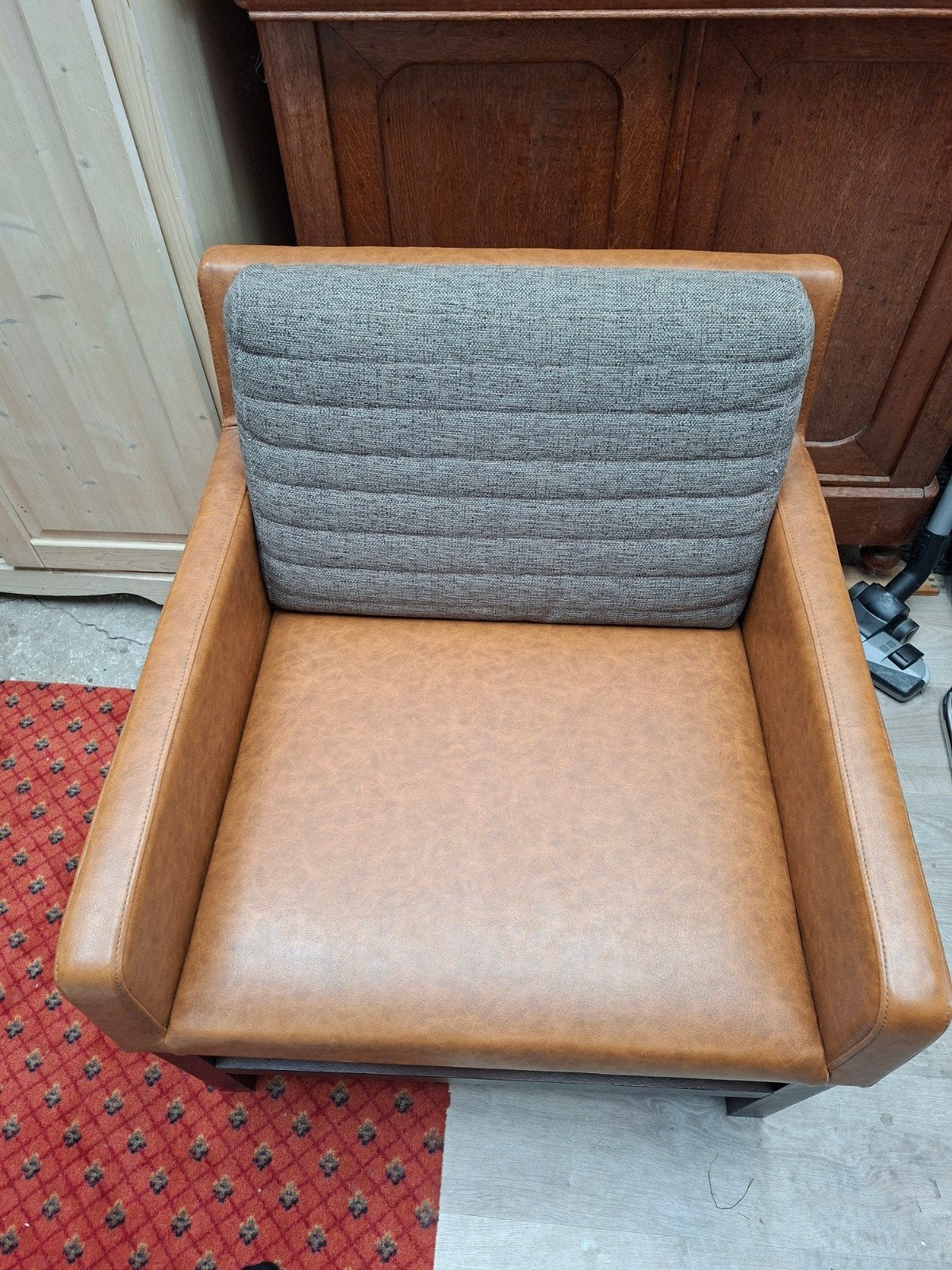 Fauteuil van Blom - Jaren '70 look, Ophalen, Gebruikt, Minder dan 75 cm, Kunststof