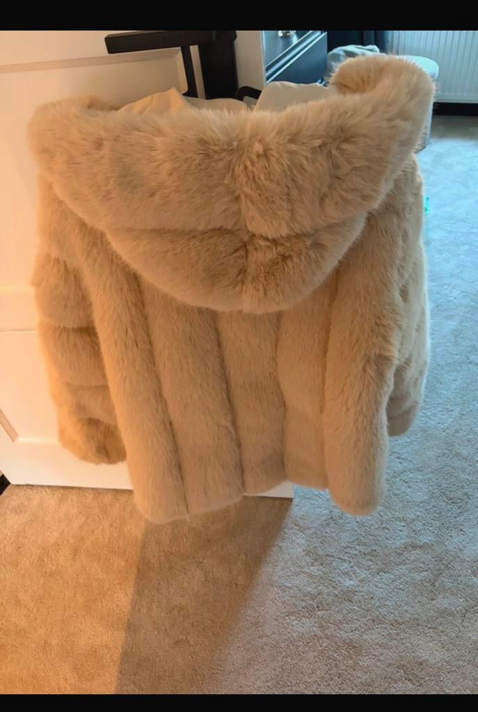 Bontjas, Ophalen, Zo goed als nieuw, Beige
