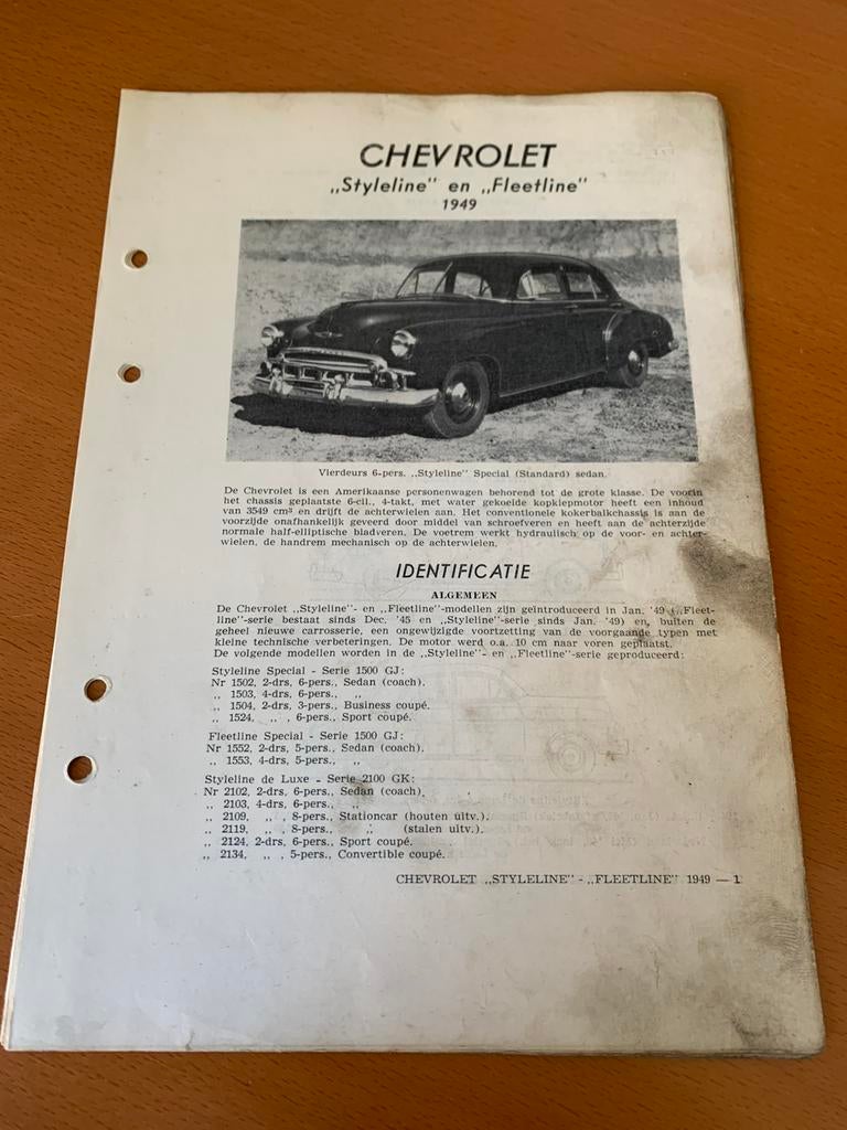 Naslagwerk technische gegevens Chevrolet 1949- 1968, Ophalen of Verzenden, Gelezen, Chevrolet