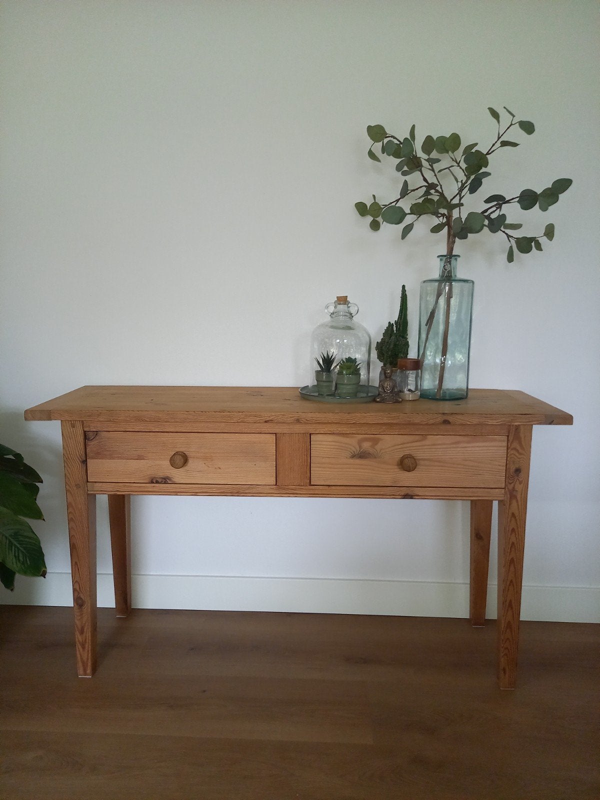 Mooie grenen sidetable, Huis en Inrichting, Ophalen, 100 tot 150 cm, Landelijk, Grenenhout