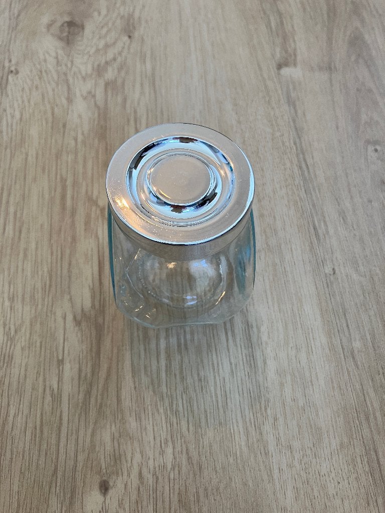 Glazen potje klein met schroefdeksel, Ophalen of Verzenden, Zo goed als nieuw, Glas
