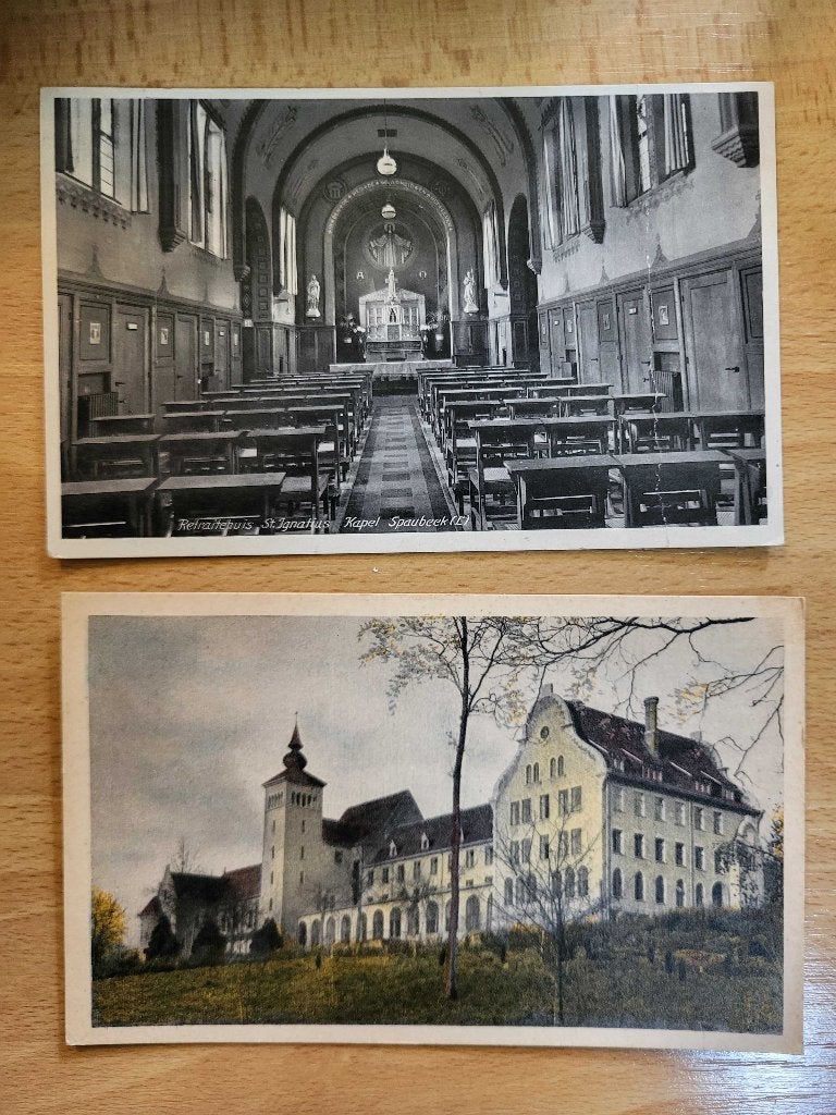 ansicht SPAUBEEK Ignatius (2x), Ophalen of Verzenden, Voor 1920, Limburg
