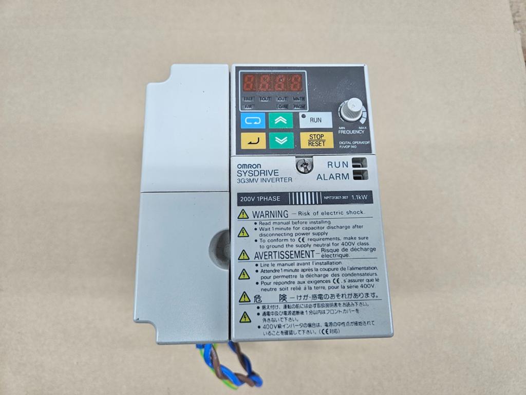 Omron 3G3MV-AB007 1Fase 230V 0,75kW frequentieregelaar, Ophalen of Verzenden, Gebruikt