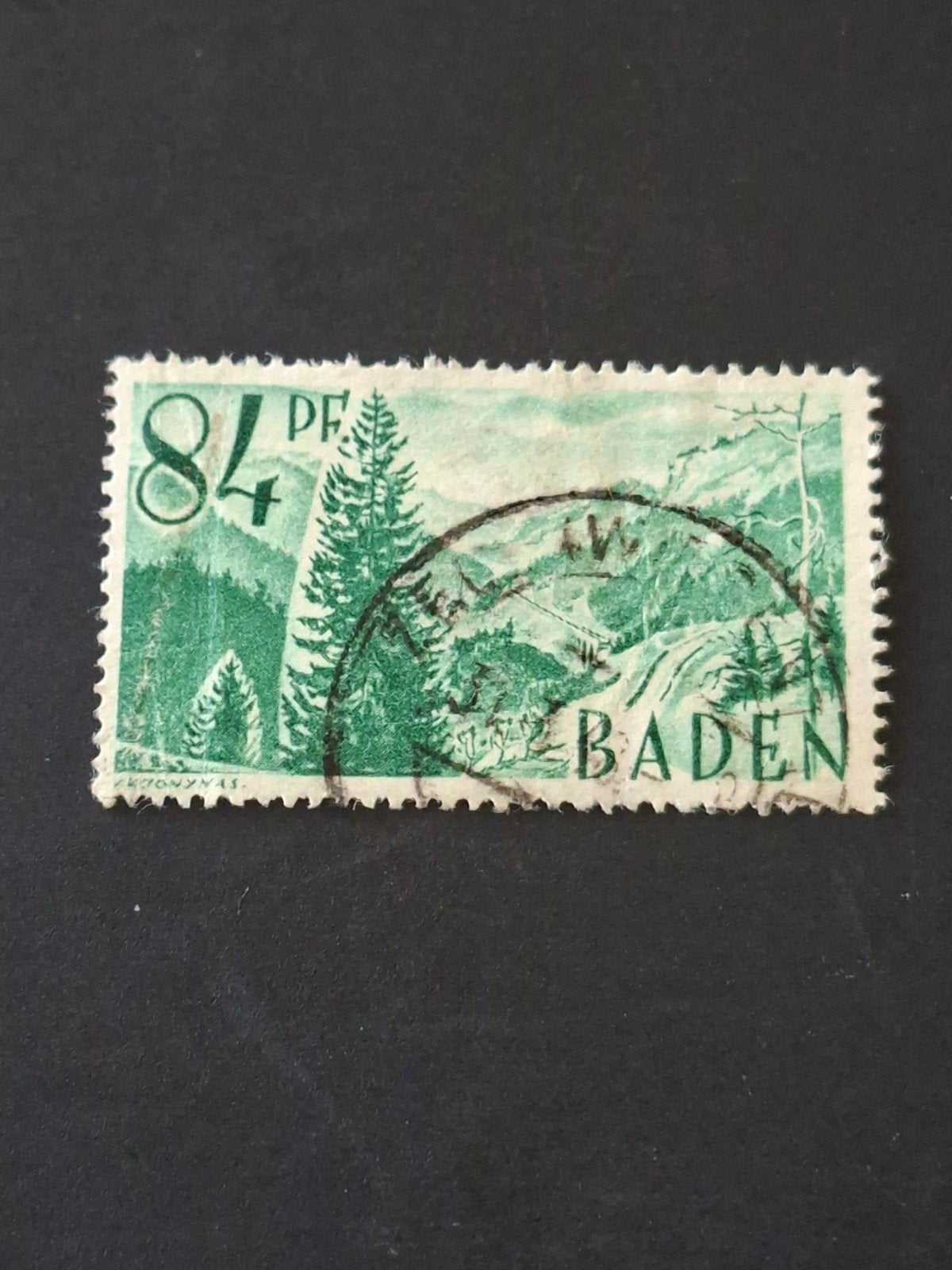Duitsland Fr.Zone Baden Mi 12  #2, Verzenden, Overige periodes, Gestempeld
