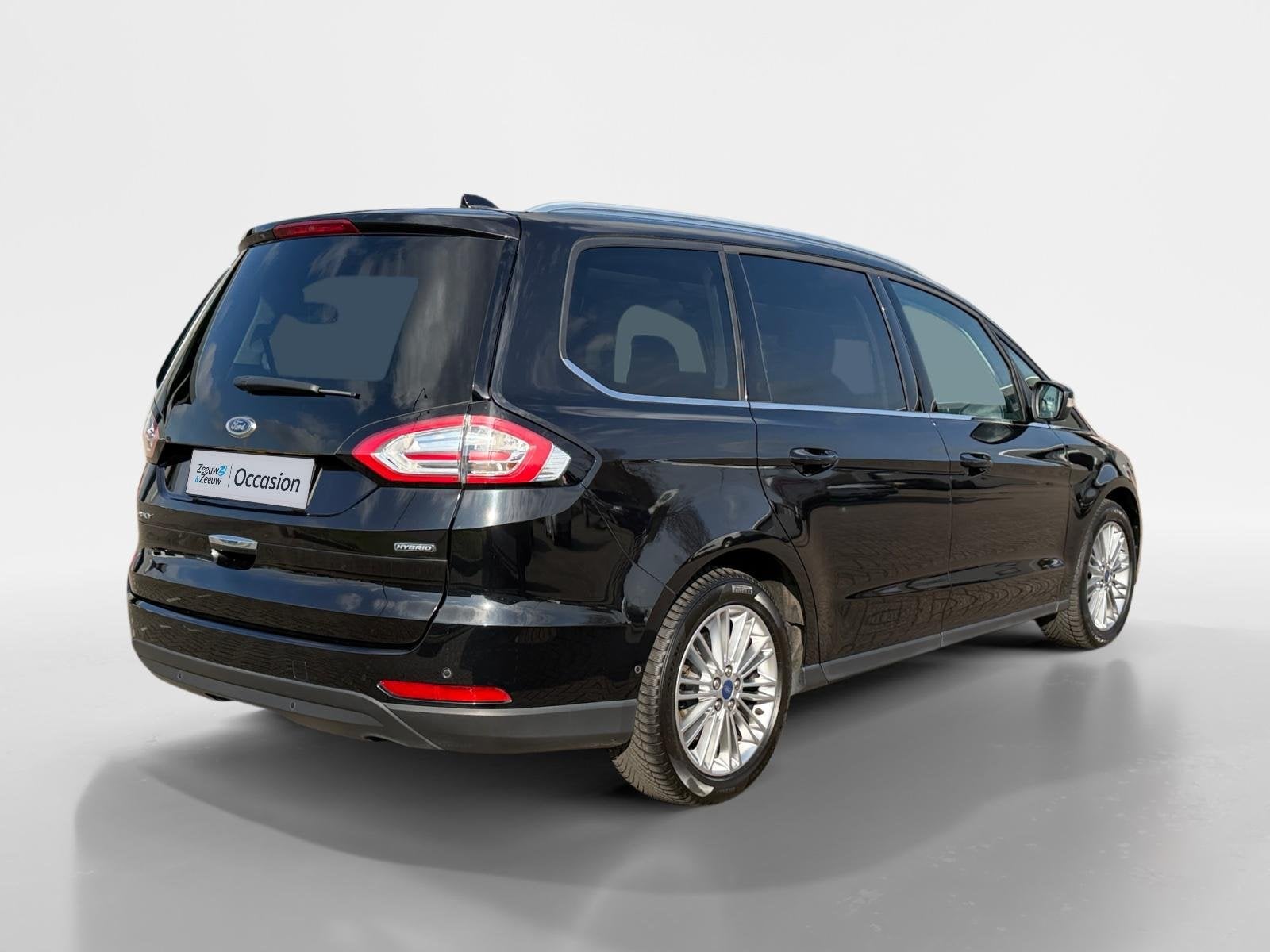 Ford Galaxy 2.5i HEV | Dealer onderhouden | Automaat | Pano, Auto's, Ford, Stof, Gebruikt, Zwart, Bedrijf