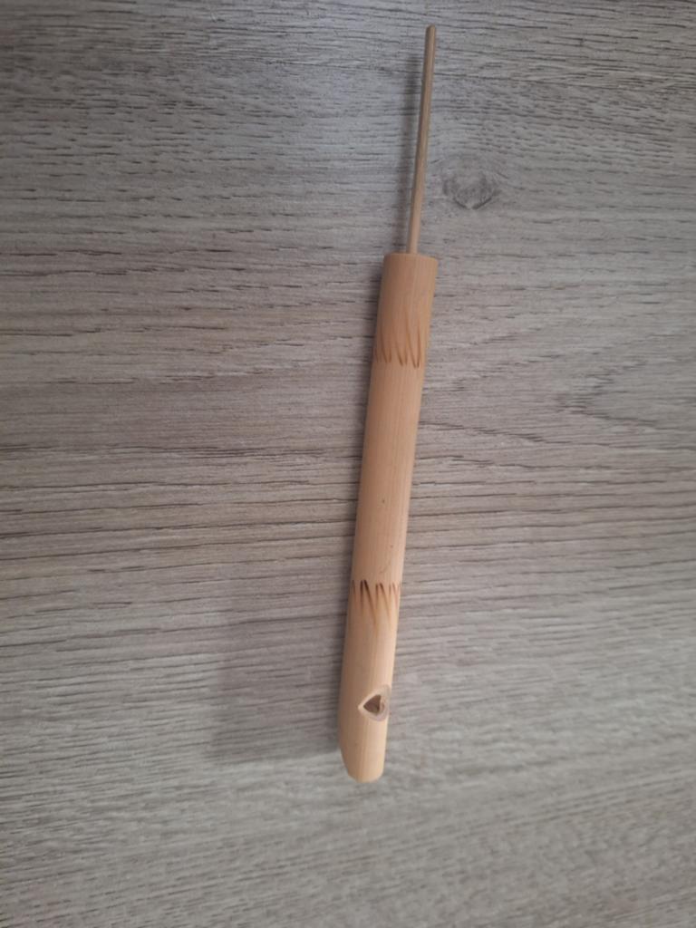 Vogelfluitje uit Maleisië, 17,5 cm, Muziek en Instrumenten, Blaasinstrumenten | Overige, Ophalen of Verzenden, Gebruikt, Houtblazer