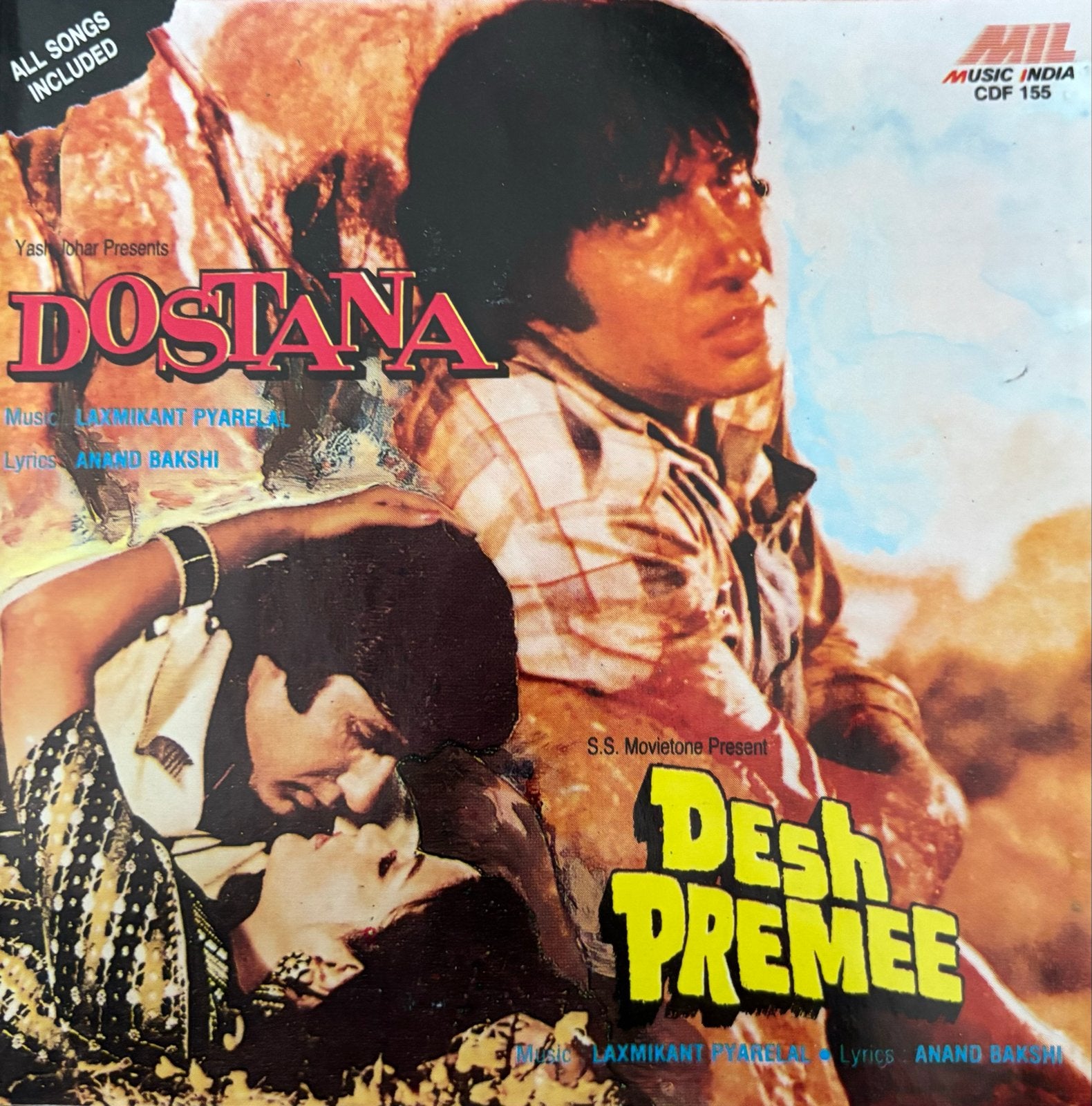 Dostana / Desh Premee - Bollywood Soundtrack CD, Verzenden, Gebruikt, Soundtrack, Inclusief doosje