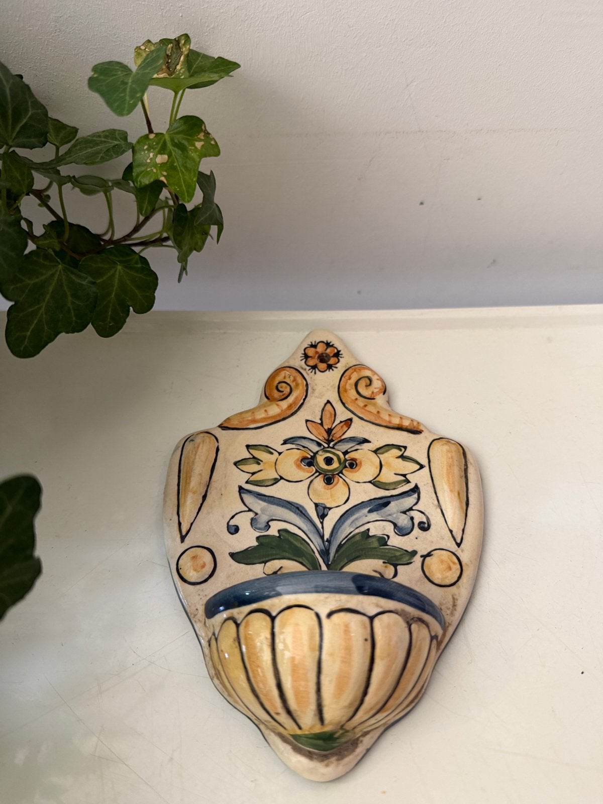 Keramiek vintage wandbakje, Ophalen of Verzenden