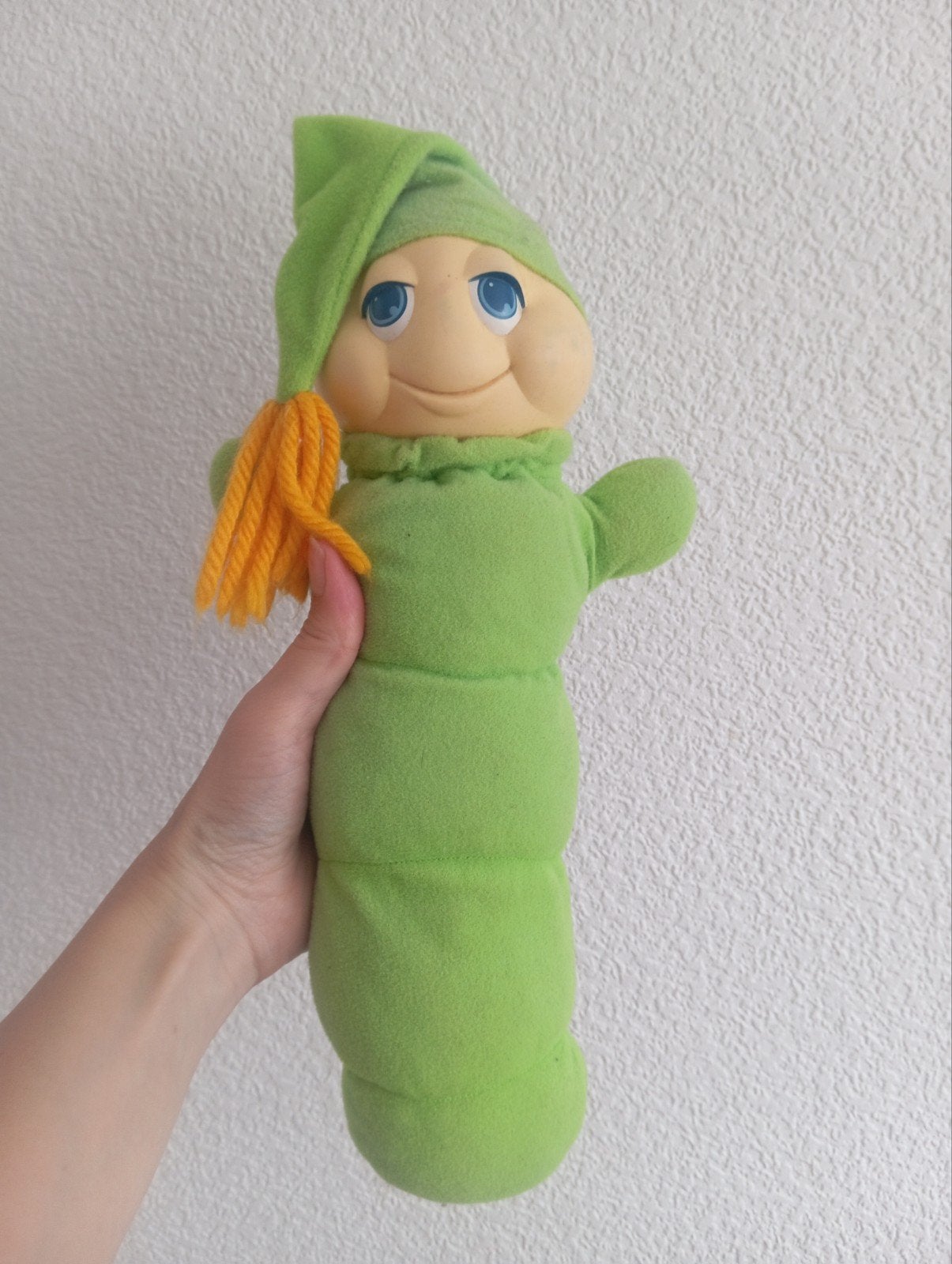 Vintage Glowworm knuffel uit 1982 - Niet werkend, Overige merken, Overige karakters, Overige typen, Ophalen of Verzenden