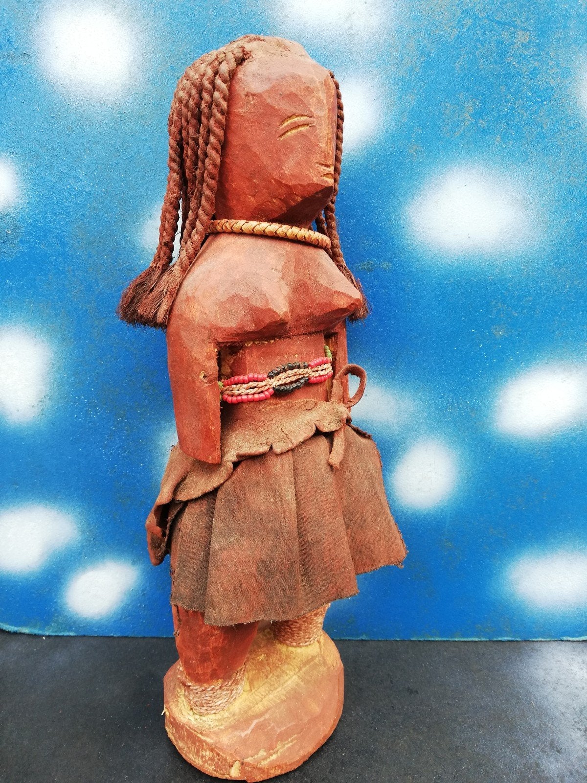 Turkana, Kenia. Houtsnijwerk. Vruchtbaarheidspop. 32 cm., Afrika, 32 cm, Houtsnijwerk, Ophalen
