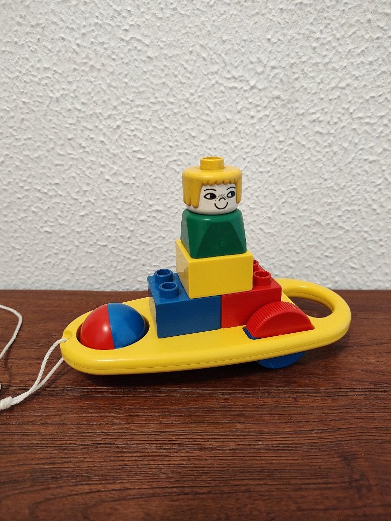Vintage LEGO DUPLO 2053 - Rattle-n-Roll - 1980 – Compleet, Gebruikt, Overige thema's, Ophalen of Verzenden, Compleet