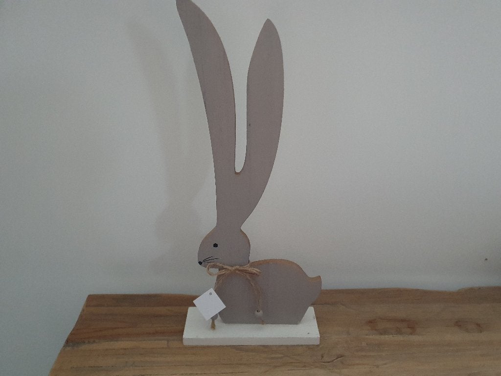 Houten haas met lange oren, Diversen, *, *, Nieuw, Ophalen of Verzenden