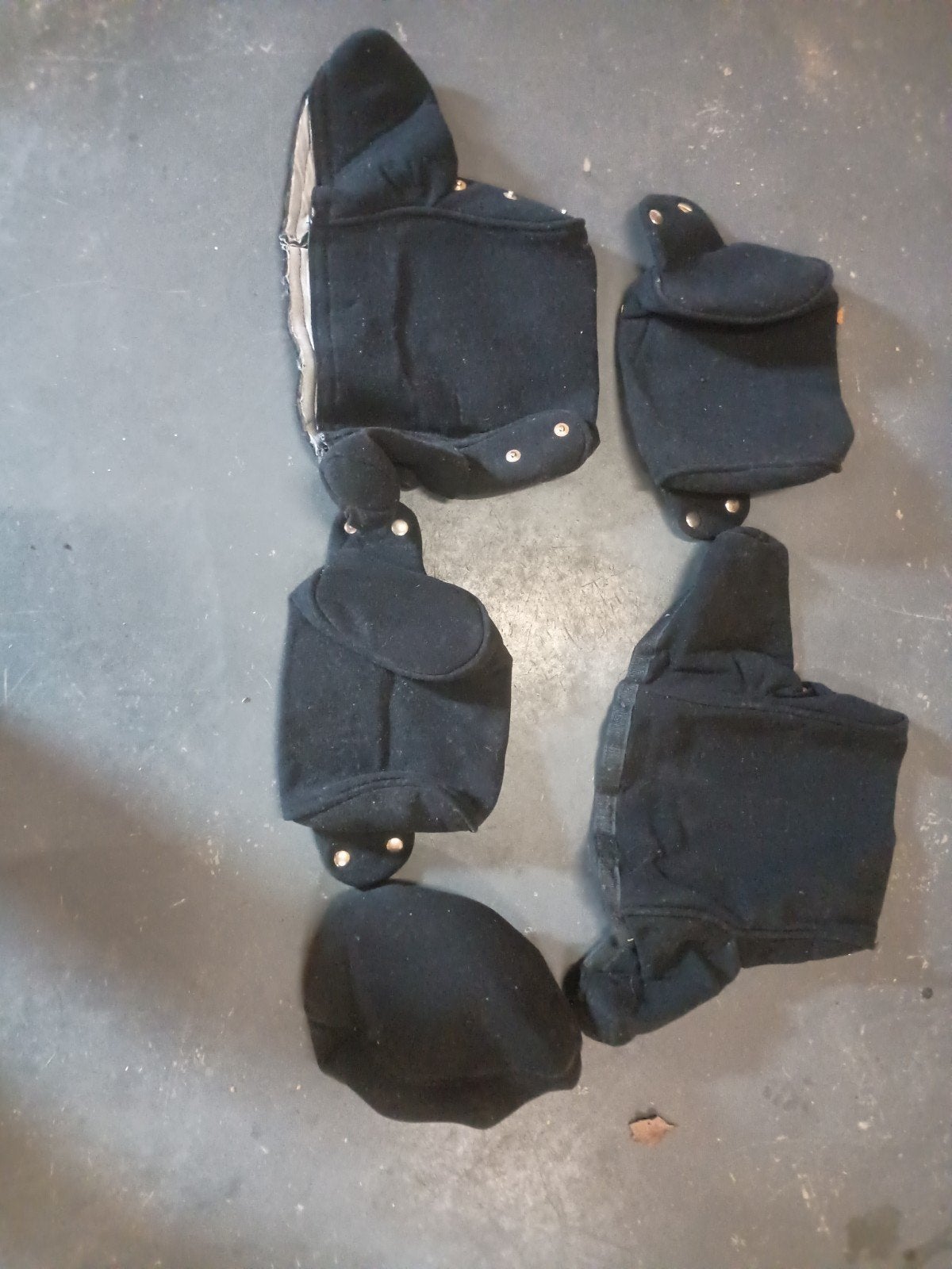 Hoofdsteun hoezen zwart stof citroen id ds, Kinderen en Baby's, Ophalen of Verzenden, Gebruikt, Onbekend, Jongetje of Meisje