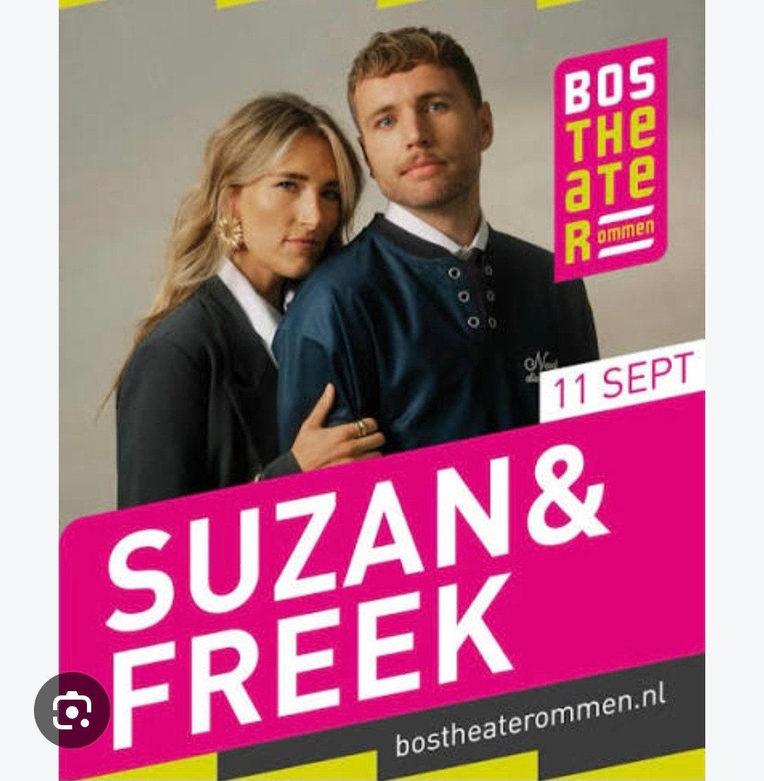 GEZOCHT: 2 kaarten voor Suzan & Freek Ommen, Twee personen, September
