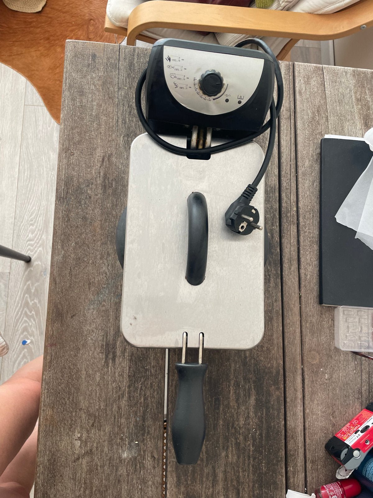 Hema Friteuse - Compact en Gebruiksvriendelijk, Witgoed en Apparatuur, Minder dan 1 liter, Ophalen, Gebruikt, Uitneembare binnenpan