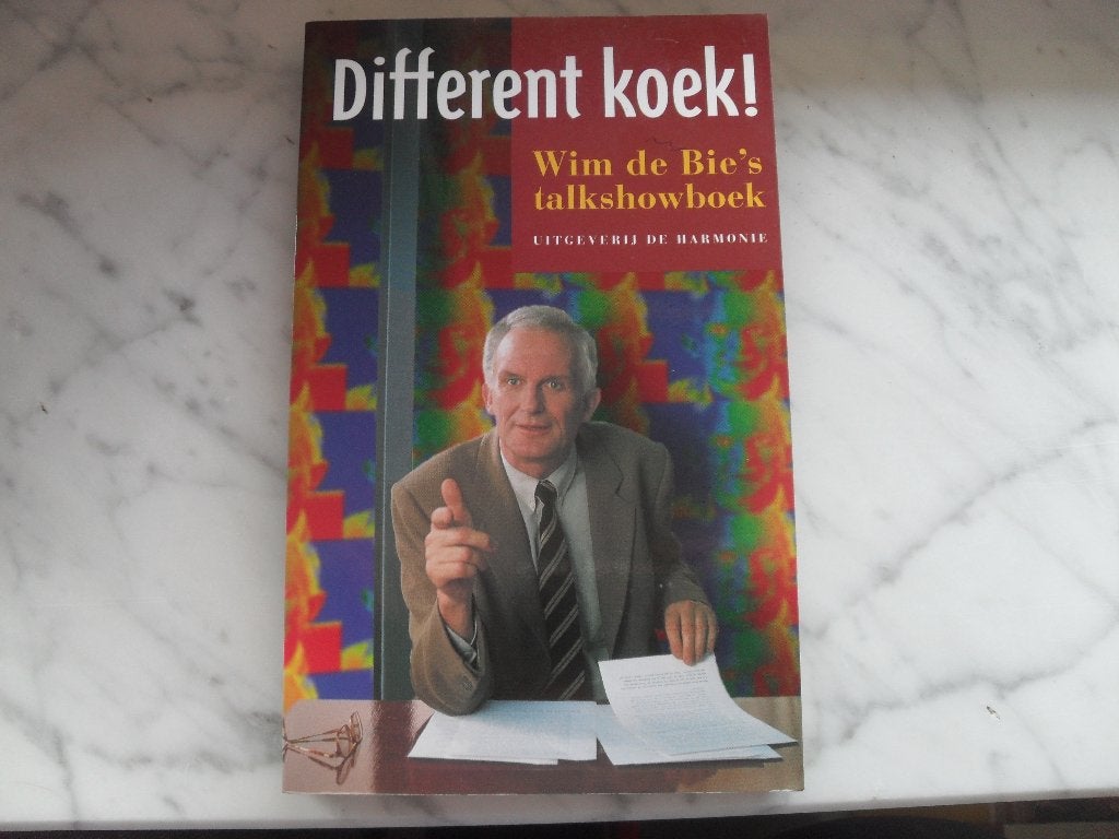 BOEK WIM de BIE-DIFFERENT KOEK!, Ophalen of Verzenden, Zo goed als nieuw, Wim de Bie., Media
