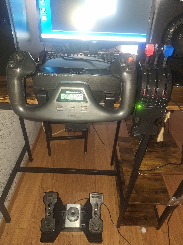 Airplane simulator hardware , comeplate setup LOGITECH, Ophalen of Verzenden