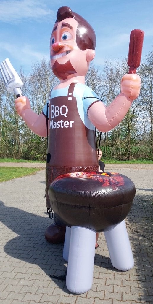 abraham bbq grillmaster te huur blikvanger feestfiguur, Ophalen, Zo goed als nieuw, Abraham of Sarah