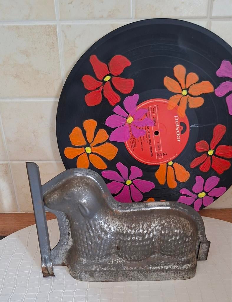 Chocolademal lam vintage jaren 30-40, Ophalen of Verzenden