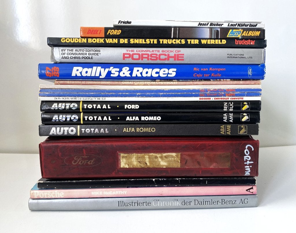 Verzameling van 19 autoboeken. Prijs is voor alles samen!, Boeken, Ophalen of Verzenden, Gelezen, Algemeen