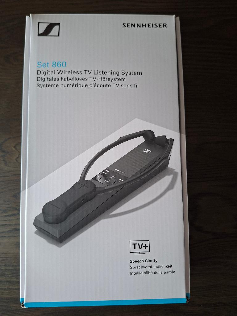 Sennheiser draadloos digitaal luistersysteem, Ophalen, Sennheiser, Op oor (supra aural), Zo goed als nieuw