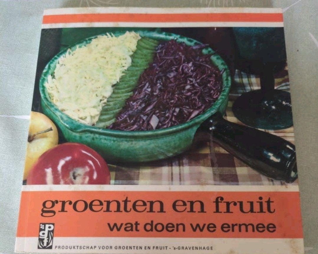 Groenten fruit wat doen we ermee, Ophalen of Verzenden, Zo goed als nieuw, Overige onderwerpen