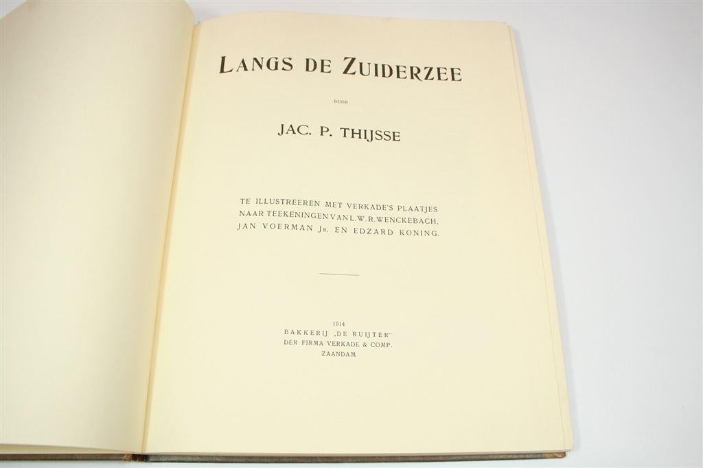Langs de Zuiderzee — Verkade Album — Facsimile 1914, Boeken, Prentenboeken en Plaatjesalbums, Ophalen of Verzenden, Gelezen