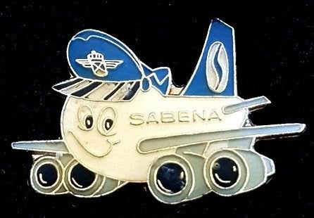 Sabena vliegtuig pin, Verzenden, Nieuw, Transport, Speldje of Pin
