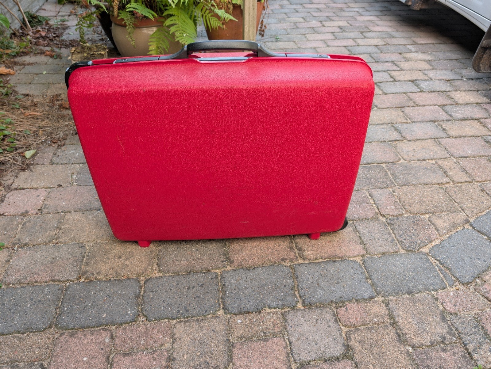 Samsonite Koffer Rood - 75x23x57 cm, Gebruikt, 50 tot 60 cm, Hard kunststof, 55 cm of meer