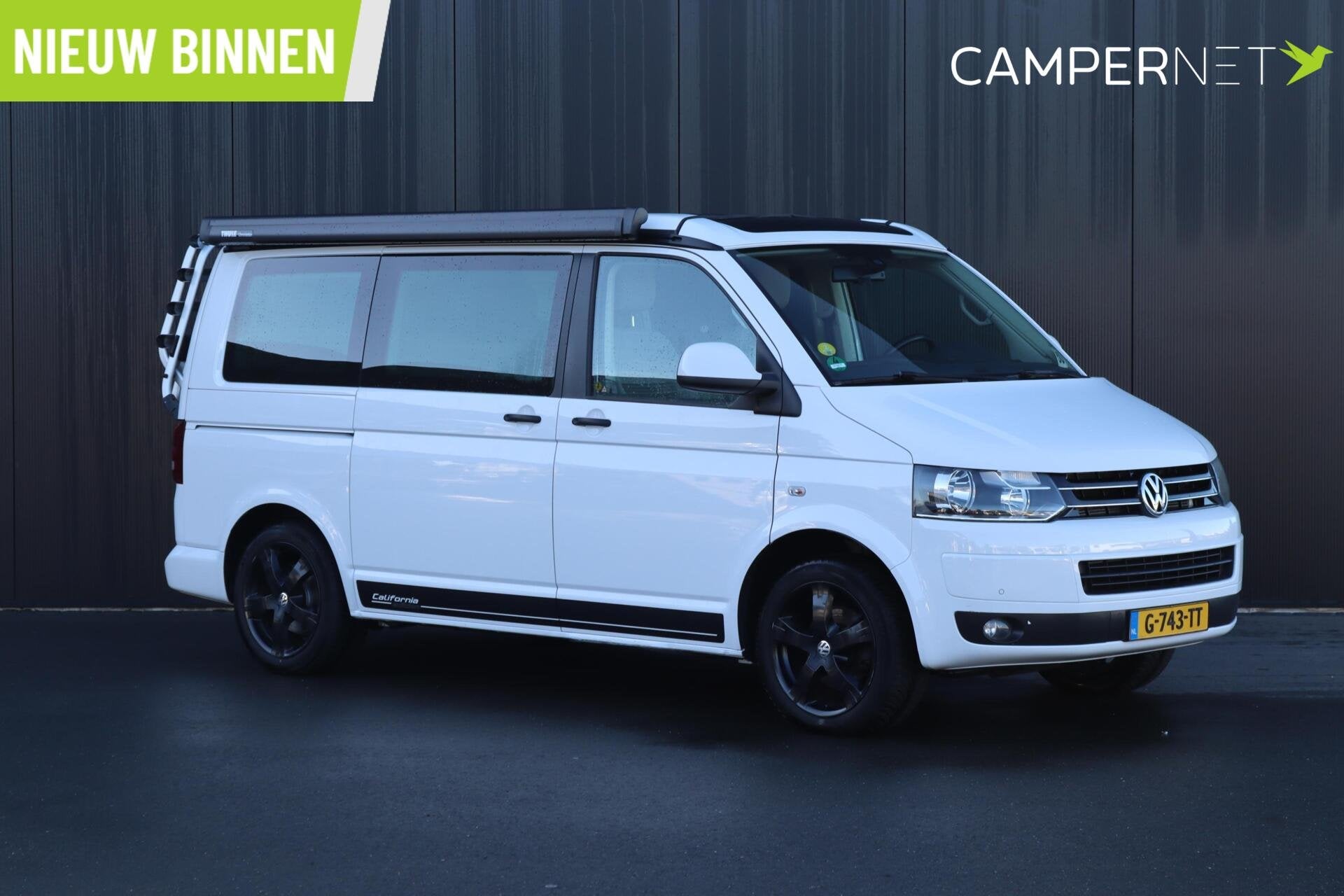 Volkswagen California T5 140pk Automaat | Luifel | Fietsendr, Automaat, Buscamper of Camperbus, Volkswagen, Bedrijf