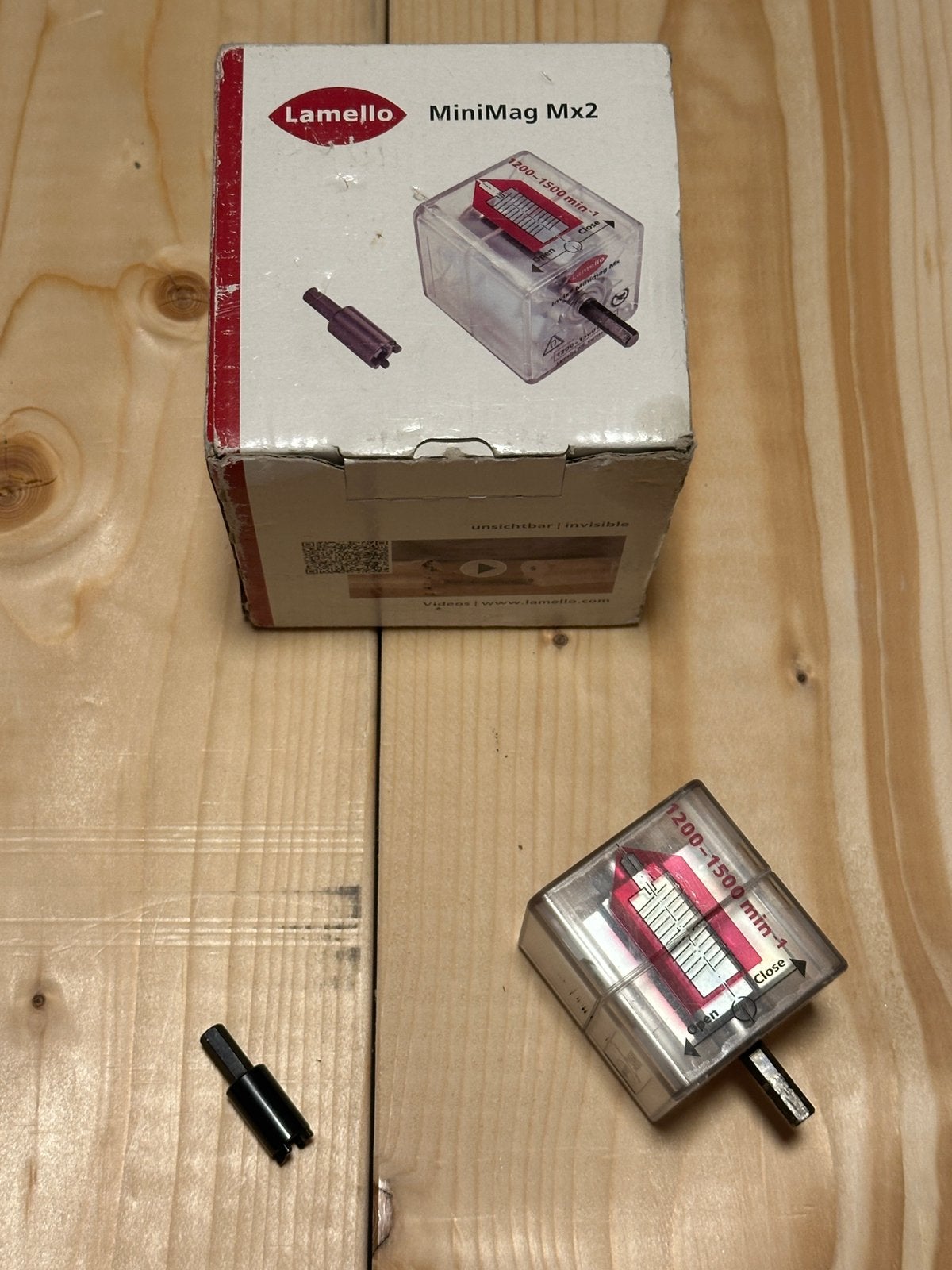 Lamello Invis Mx2 MiniMag 6100301 + montagegereedschap, Ophalen of Verzenden, Zo goed als nieuw