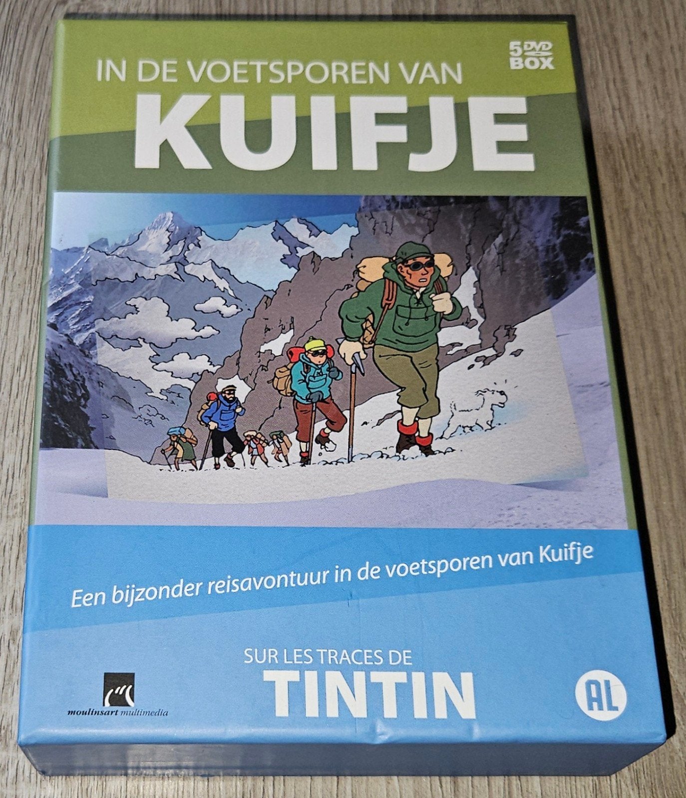 In de voetsporen van Kuifje - 5 DVD Box, Nederlands, Alle leeftijden, Nederlands, Ophalen of Verzenden