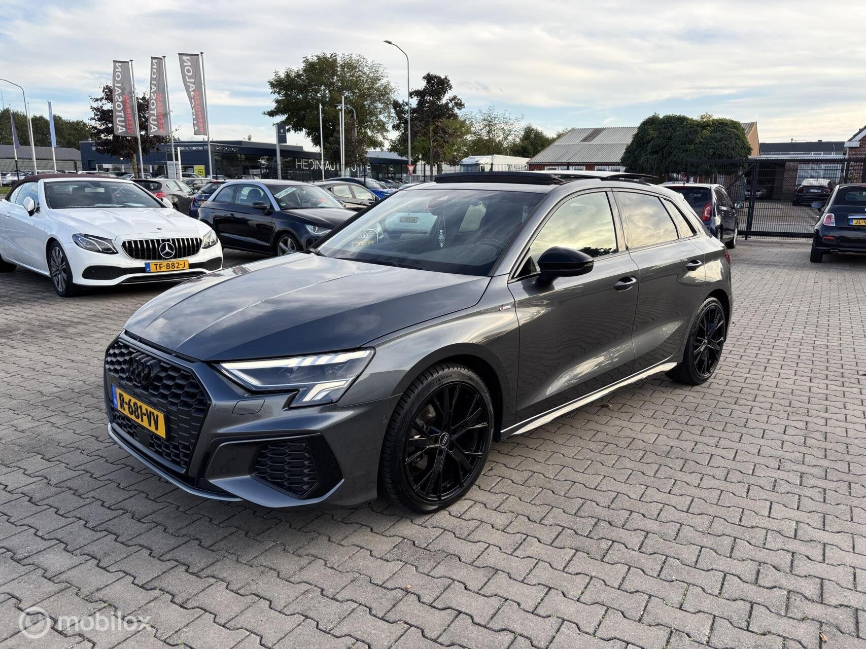 Audi A3 Sportback 35 TFSI S LINE PANODAK VOLL OPTIE,S, Auto's, Verwarmde buitenspiegels, 4 cilinders, 150 pk, Alcantara